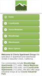 Mobile Screenshot of clovisapartmentgroup.com